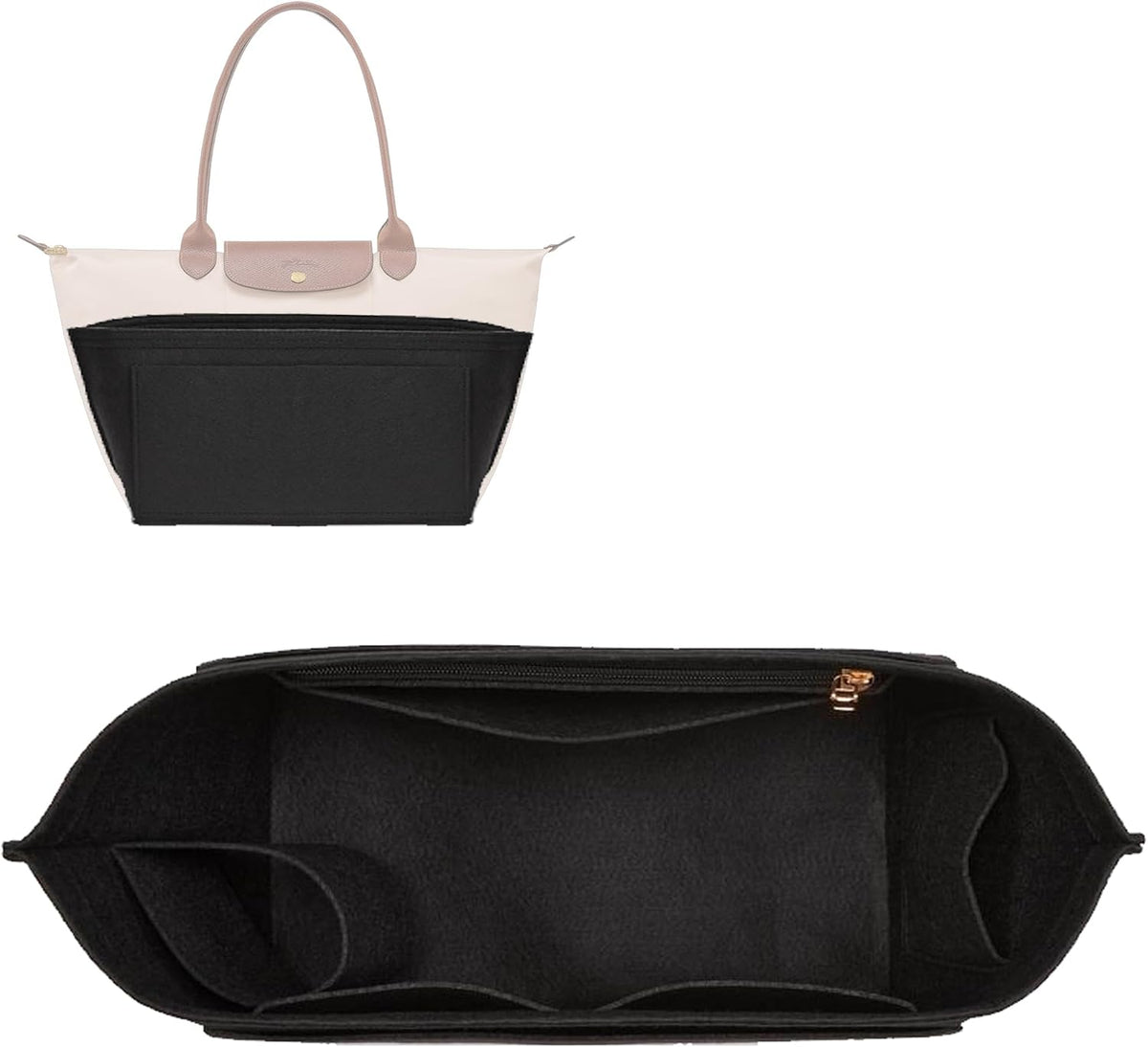Purse Organizer Insert for Longchamp Le Pliage, Tote Bag Organizer