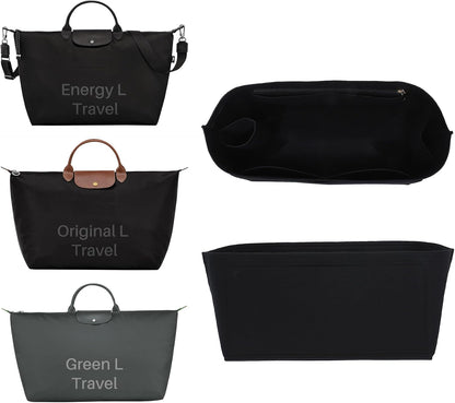 Purse Organizer Insert for Longchamp Le Pliage, Tote Bag Organizer