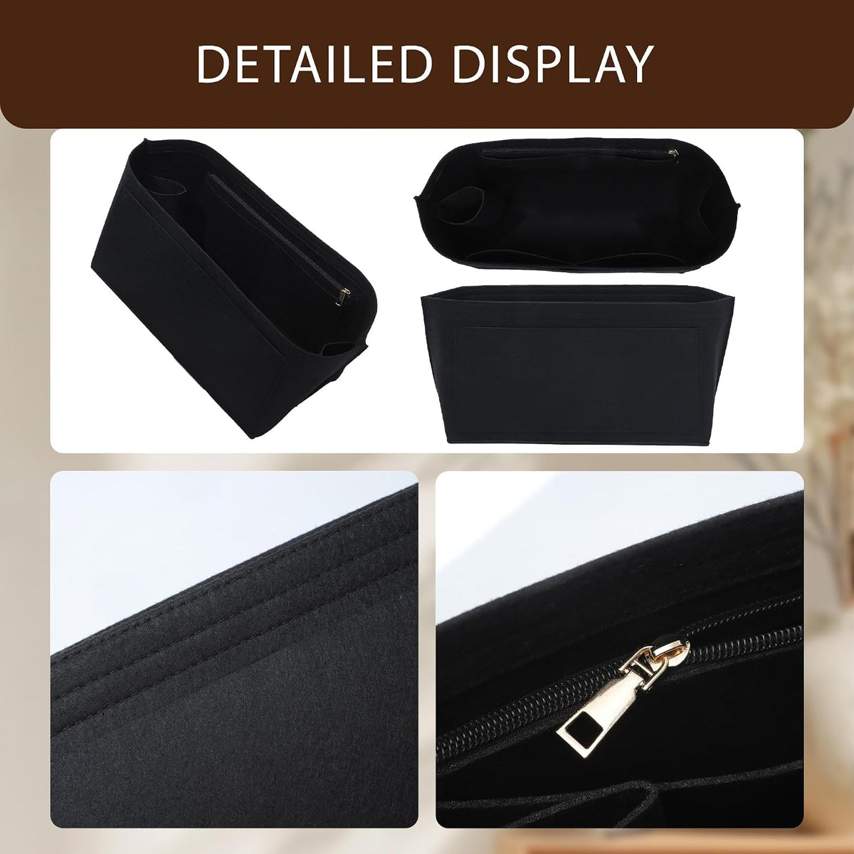 Purse Organizer Insert for Longchamp Le Pliage, Tote Bag Organizer