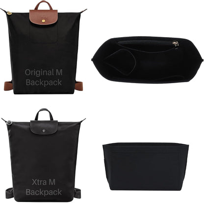 Purse Organizer Insert for Longchamp Le Pliage, Tote Bag Organizer