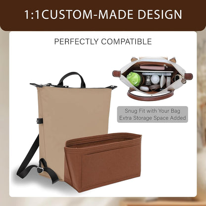 Purse Organizer Insert for Longchamp Le Pliage, Tote Bag Organizer