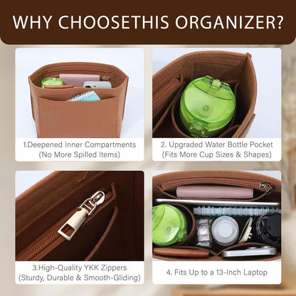 Purse Organizer Insert for Longchamp Le Pliage, Tote Bag Organizer