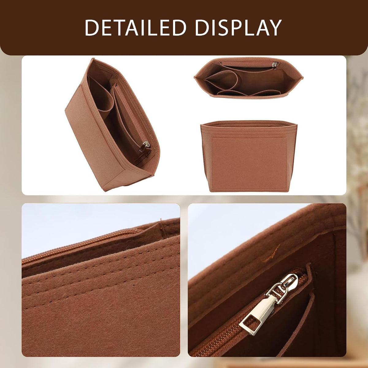 Purse Organizer Insert for Longchamp Le Pliage, Tote Bag Organizer