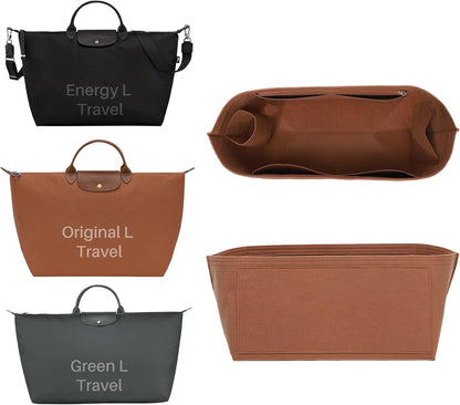 Purse Organizer Insert for Longchamp Le Pliage, Tote Bag Organizer
