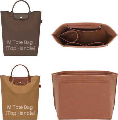 Purse Organizer Insert for Longchamp Le Pliage, Tote Bag Organizer