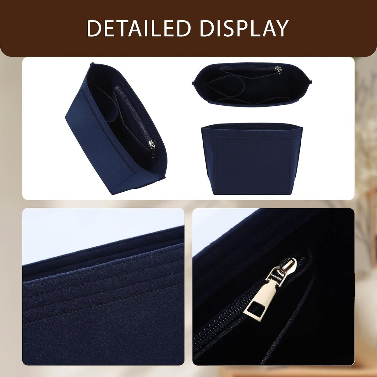 Purse Organizer Insert for Longchamp Le Pliage, Tote Bag Organizer