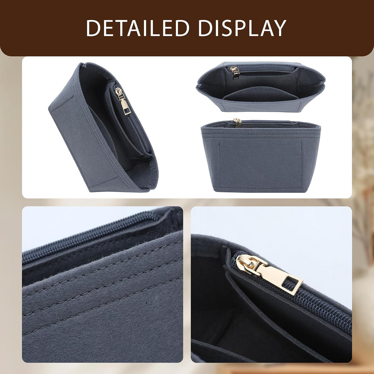 Purse Organizer Insert for Longchamp Le Pliage, Tote Bag Organizer