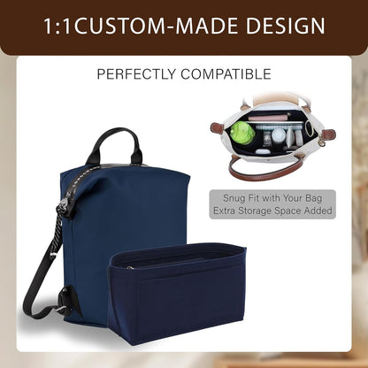 Purse Organizer Insert for Longchamp Le Pliage, Tote Bag Organizer