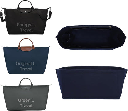 Purse Organizer Insert for Longchamp Le Pliage, Tote Bag Organizer