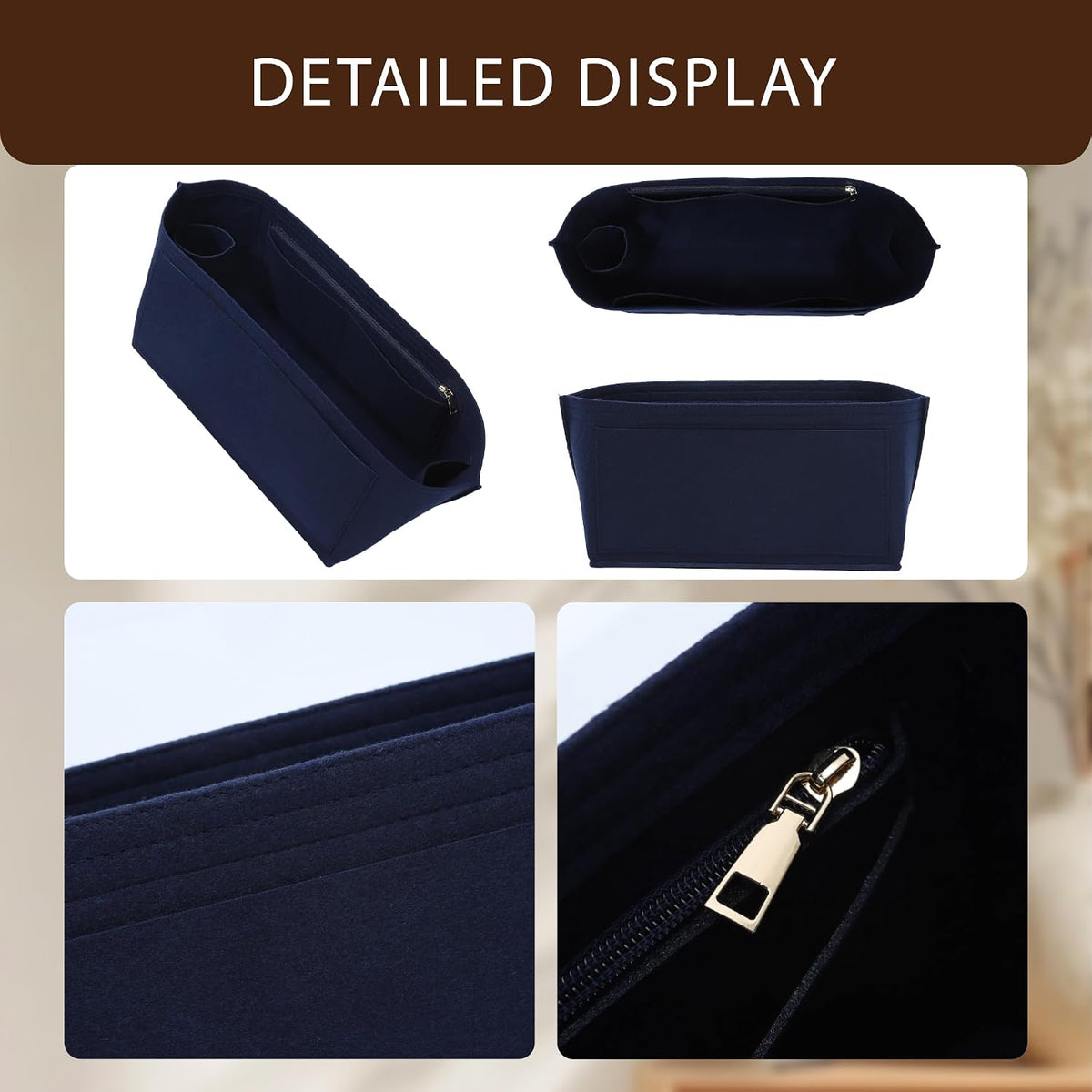 Purse Organizer Insert for Longchamp Le Pliage, Tote Bag Organizer