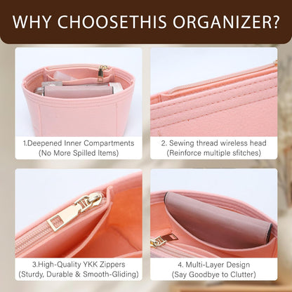 Purse Organizer Insert for Longchamp Le Pliage, Tote Bag Organizer