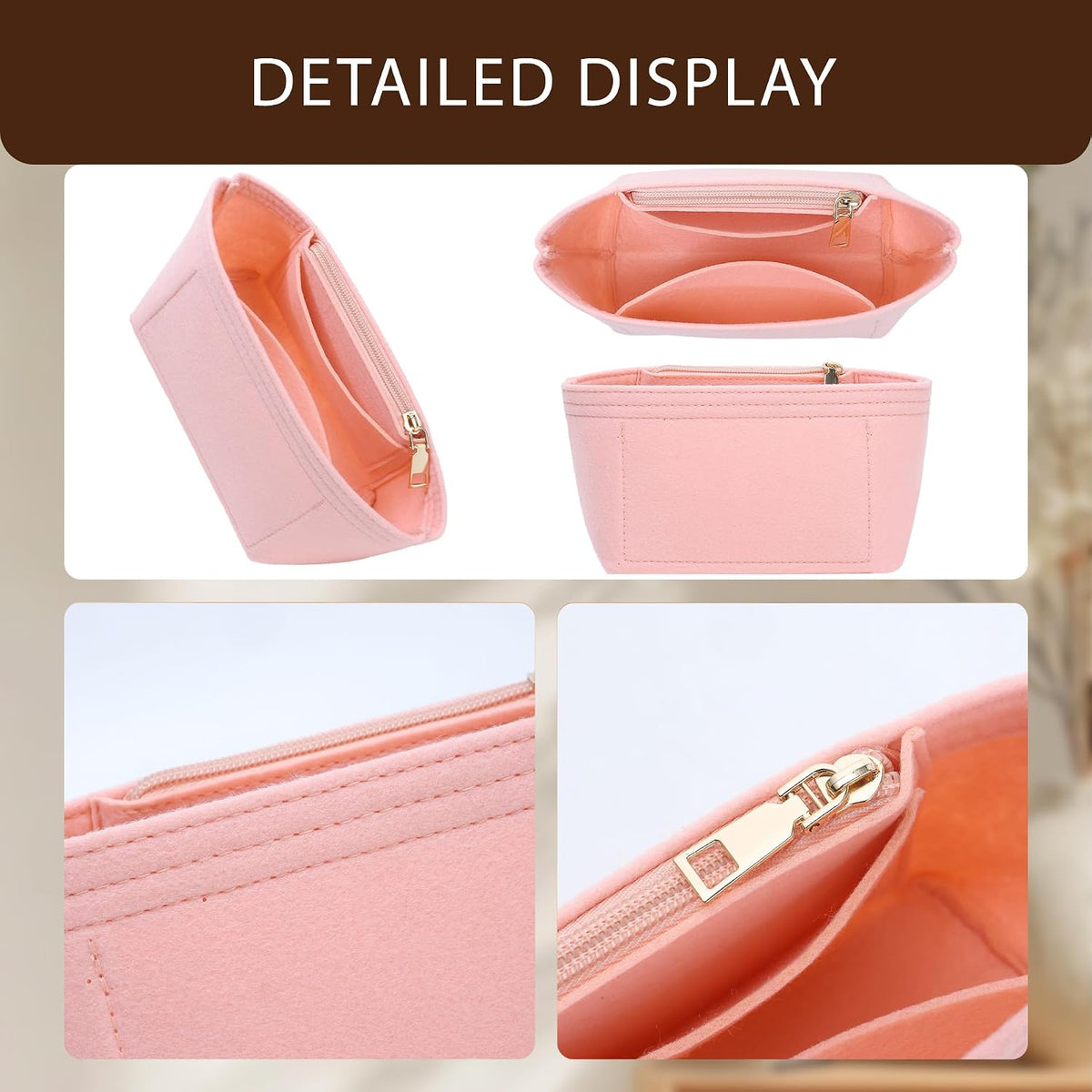 Purse Organizer Insert for Longchamp Le Pliage, Tote Bag Organizer