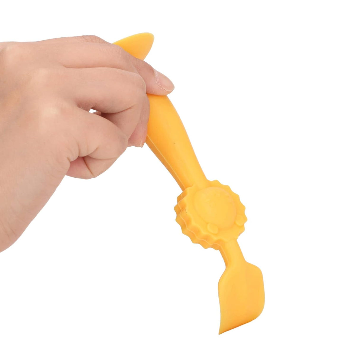 Baby Diaper Cream Spatula, Baby Butt Paste Applicator, Newborn Diaper Cream Brush for Babies (Yellow)