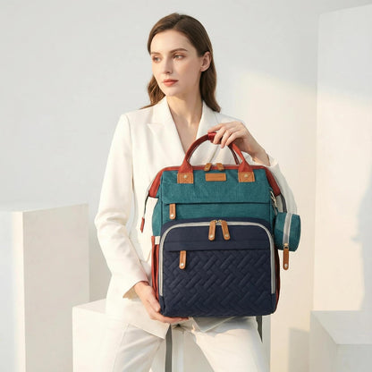 Diaper Bag Backpack with Changing Station, Waterproof for Travel, RGB