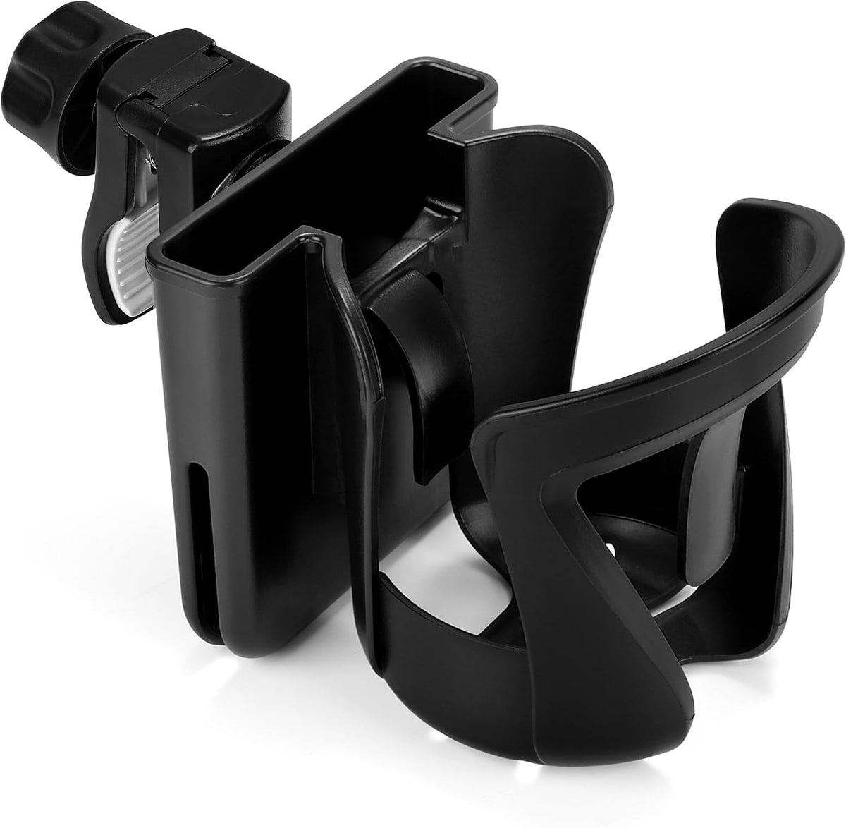 Walker Cup Holder with Phone Holder, Wheelchair Cup Holder, Cup Phone Holder for Walker, Wheelchair, Rollator, Mobility Scooter