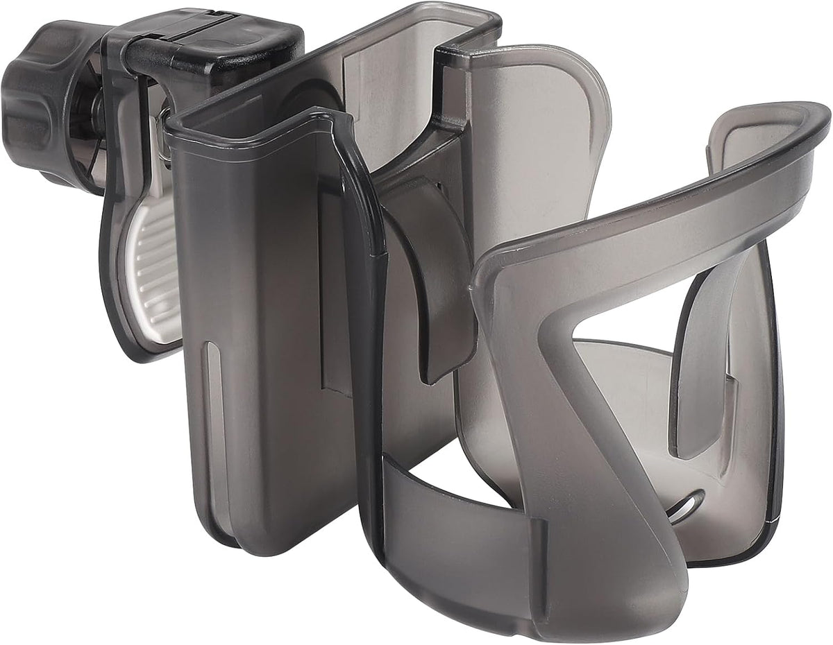 Walker Cup Holder with Phone Holder, Wheelchair Cup Holder, Cup Phone Holder for Walker, Wheelchair, Rollator, Mobility Scooter