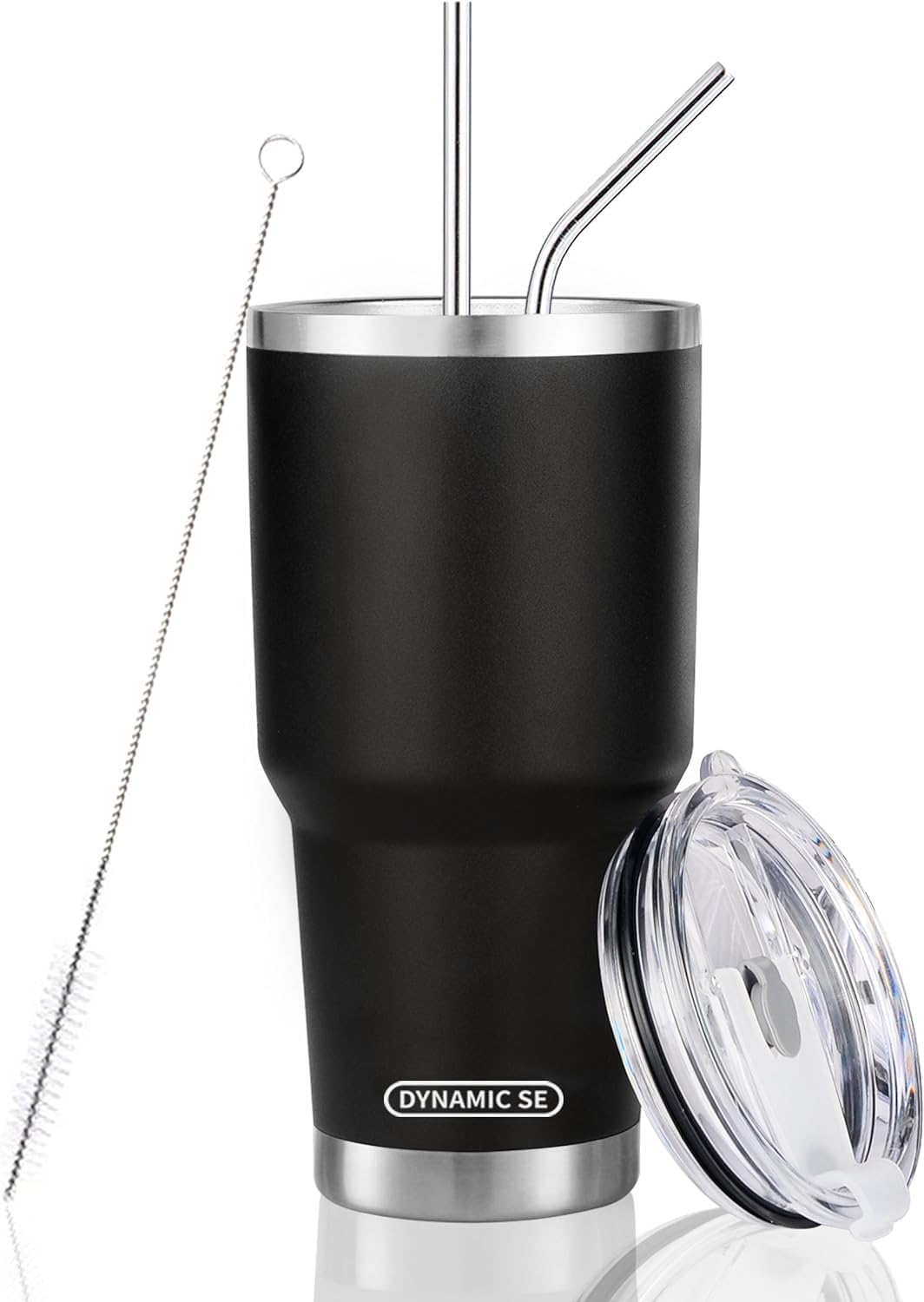 D·S 30 oz Navy Tumbler Double Wall Vacuum Insulated Travel Coffee Mug | Double Wall Vacuum Suit Cold and Hot Drink Fits in standard car cup holders With Splash-Proof Lid