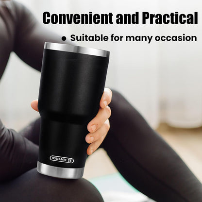 D·S 30 oz Navy Tumbler Double Wall Vacuum Insulated Travel Coffee Mug | Double Wall Vacuum Suit Cold and Hot Drink Fits in standard car cup holders With Splash-Proof Lid