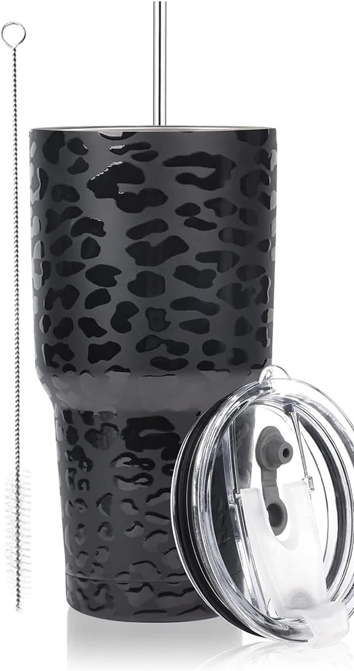 D·S 30 oz Navy Tumbler Double Wall Vacuum Insulated Travel Coffee Mug | Double Wall Vacuum Suit Cold and Hot Drink Fits in standard car cup holders With Splash-Proof Lid