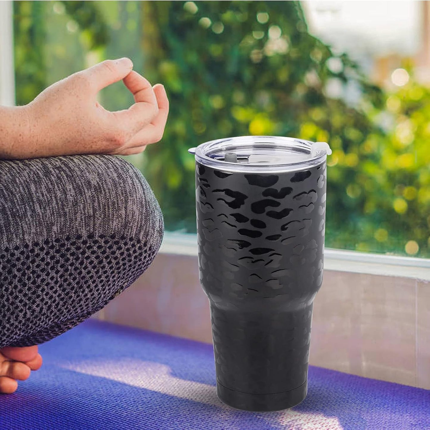 D·S 30 oz Navy Tumbler Double Wall Vacuum Insulated Travel Coffee Mug | Double Wall Vacuum Suit Cold and Hot Drink Fits in standard car cup holders With Splash-Proof Lid