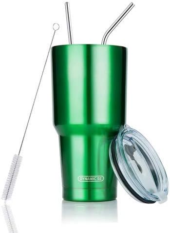 D·S 30 oz Navy Tumbler Double Wall Vacuum Insulated Travel Coffee Mug | Double Wall Vacuum Suit Cold and Hot Drink Fits in standard car cup holders With Splash-Proof Lid