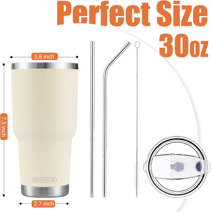 D·S 30 oz Navy Tumbler Double Wall Vacuum Insulated Travel Coffee Mug | Double Wall Vacuum Suit Cold and Hot Drink Fits in standard car cup holders With Splash-Proof Lid