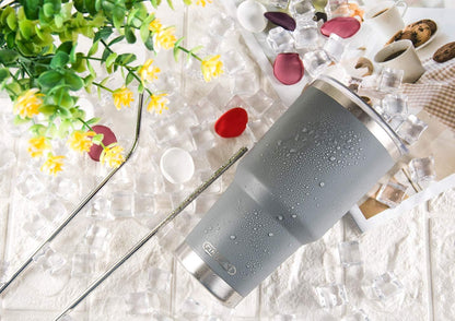 D·S 30 oz Navy Tumbler Double Wall Vacuum Insulated Travel Coffee Mug | Double Wall Vacuum Suit Cold and Hot Drink Fits in standard car cup holders With Splash-Proof Lid