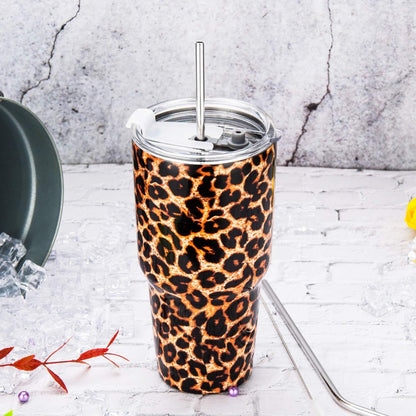 D·S 30 oz Navy Tumbler Double Wall Vacuum Insulated Travel Coffee Mug | Double Wall Vacuum Suit Cold and Hot Drink Fits in standard car cup holders With Splash-Proof Lid