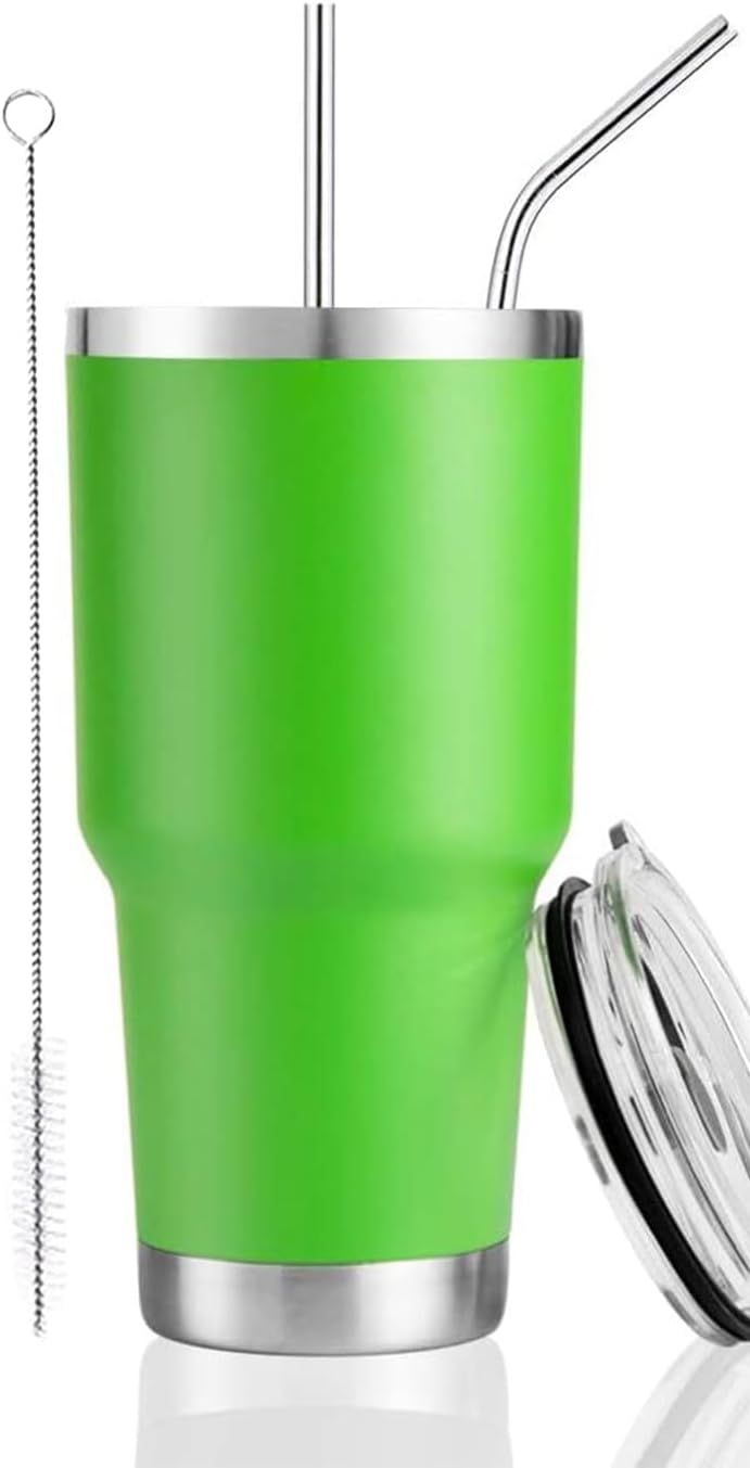 D·S 30 oz Navy Tumbler Double Wall Vacuum Insulated Travel Coffee Mug | Double Wall Vacuum Suit Cold and Hot Drink Fits in standard car cup holders With Splash-Proof Lid