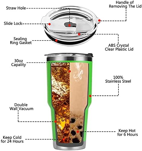 D·S 30 oz Navy Tumbler Double Wall Vacuum Insulated Travel Coffee Mug | Double Wall Vacuum Suit Cold and Hot Drink Fits in standard car cup holders With Splash-Proof Lid
