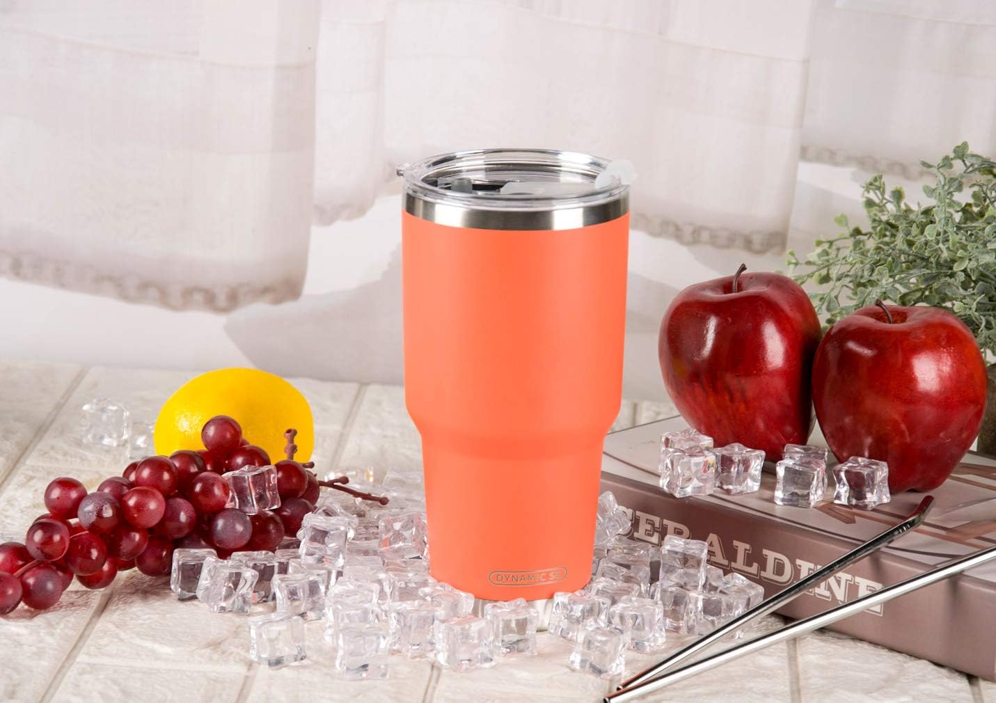 D·S 30 oz Navy Tumbler Double Wall Vacuum Insulated Travel Coffee Mug | Double Wall Vacuum Suit Cold and Hot Drink Fits in standard car cup holders With Splash-Proof Lid