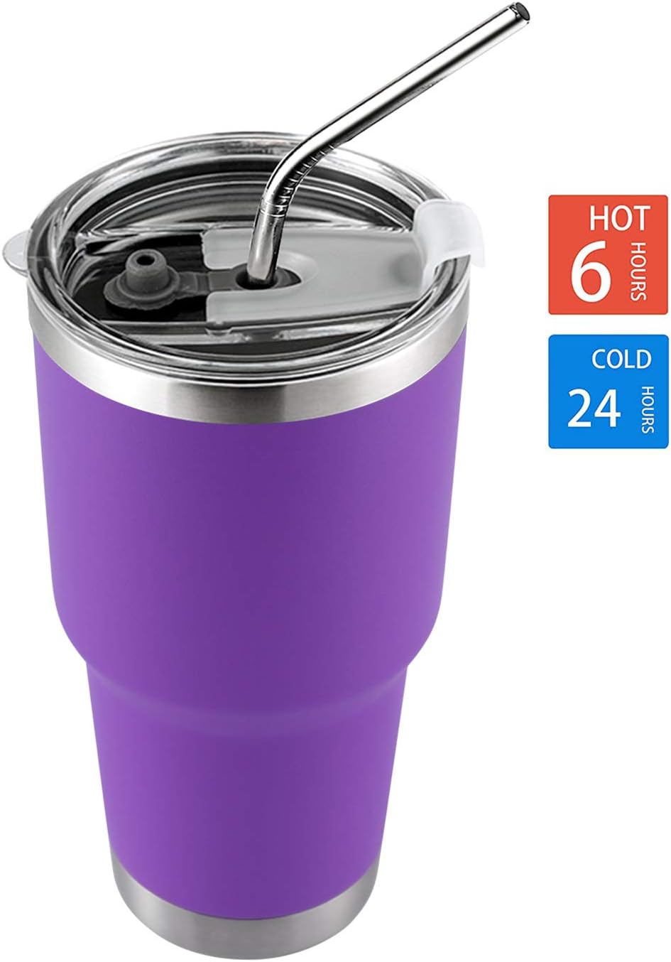 D·S 30 oz Navy Tumbler Double Wall Vacuum Insulated Travel Coffee Mug | Double Wall Vacuum Suit Cold and Hot Drink Fits in standard car cup holders With Splash-Proof Lid