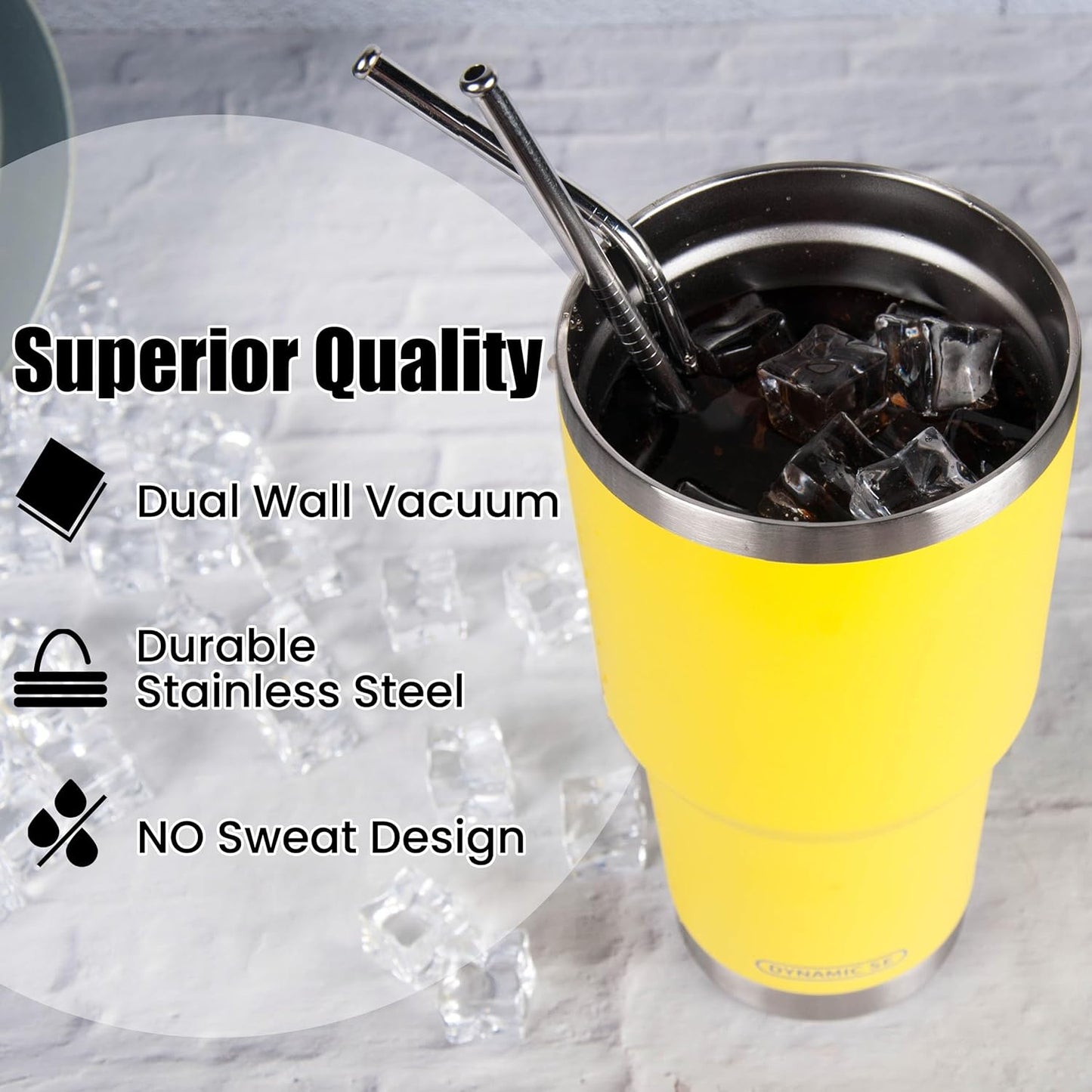 D·S 30 oz Navy Tumbler Double Wall Vacuum Insulated Travel Coffee Mug | Double Wall Vacuum Suit Cold and Hot Drink Fits in standard car cup holders With Splash-Proof Lid