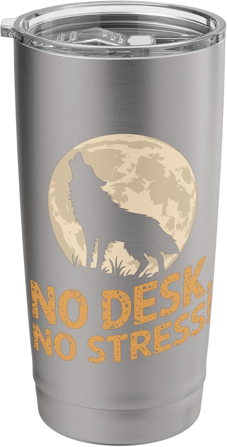 No Desk No Stress Digital Nomads Spirit Stainless Steel Insulated Tumbler