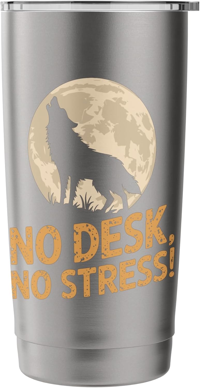 No Desk No Stress Digital Nomads Spirit Stainless Steel Insulated Tumbler