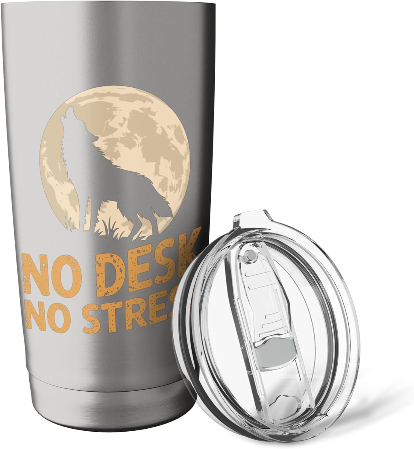 No Desk No Stress Digital Nomads Spirit Stainless Steel Insulated Tumbler