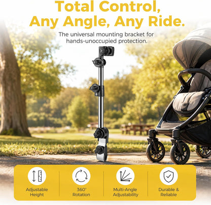 Universal Umbrella Holder for Stroller, Hands-Free