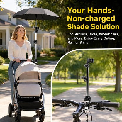 Universal Umbrella Holder for Stroller, Hands-Free
