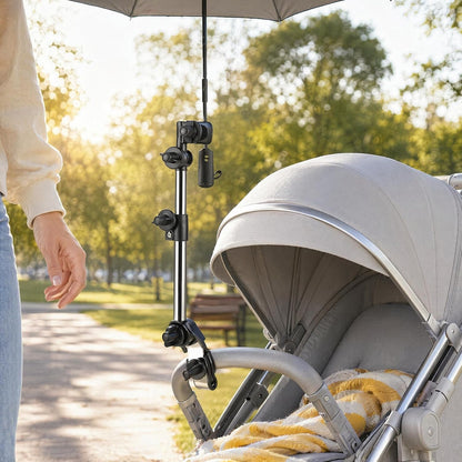 Universal Umbrella Holder for Stroller, Hands-Free