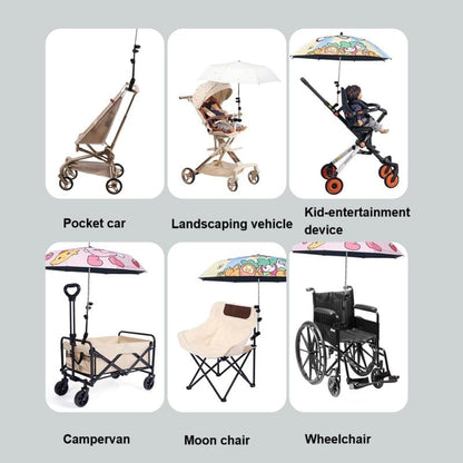 Universal Umbrella Holder for Stroller, Hands-Free