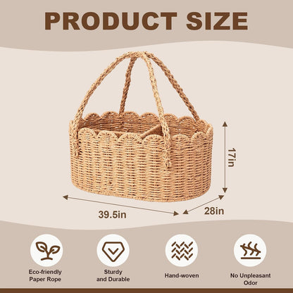 Sanwarm Diaper Caddy Organizer Foldable Portable Storage Basket Newborn