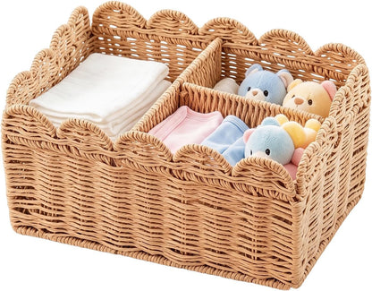 Sanwarm Diaper Caddy Organizer Foldable Portable Storage Basket Newborn