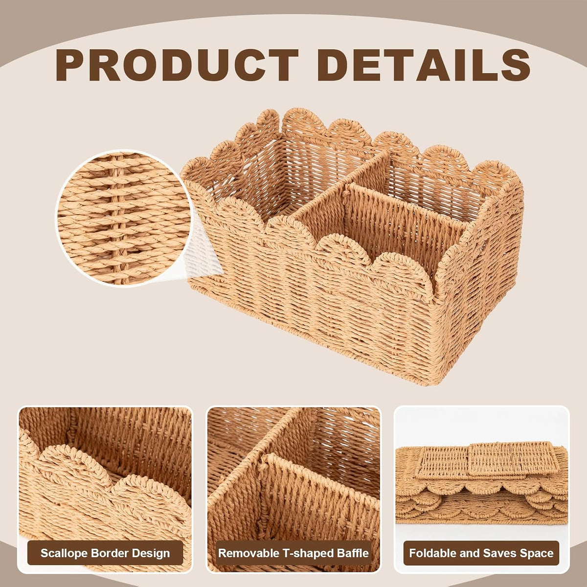 Sanwarm Diaper Caddy Organizer Foldable Portable Storage Basket Newborn