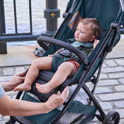 Ingenuity Universal Convenience Stroller Rain Cover, Baby Weather Shield for Rain, Wind & Snow, Fits Most Strollers with Car Seat, Vented Airflow, High Visibility, Easy Install & Storage – Clear