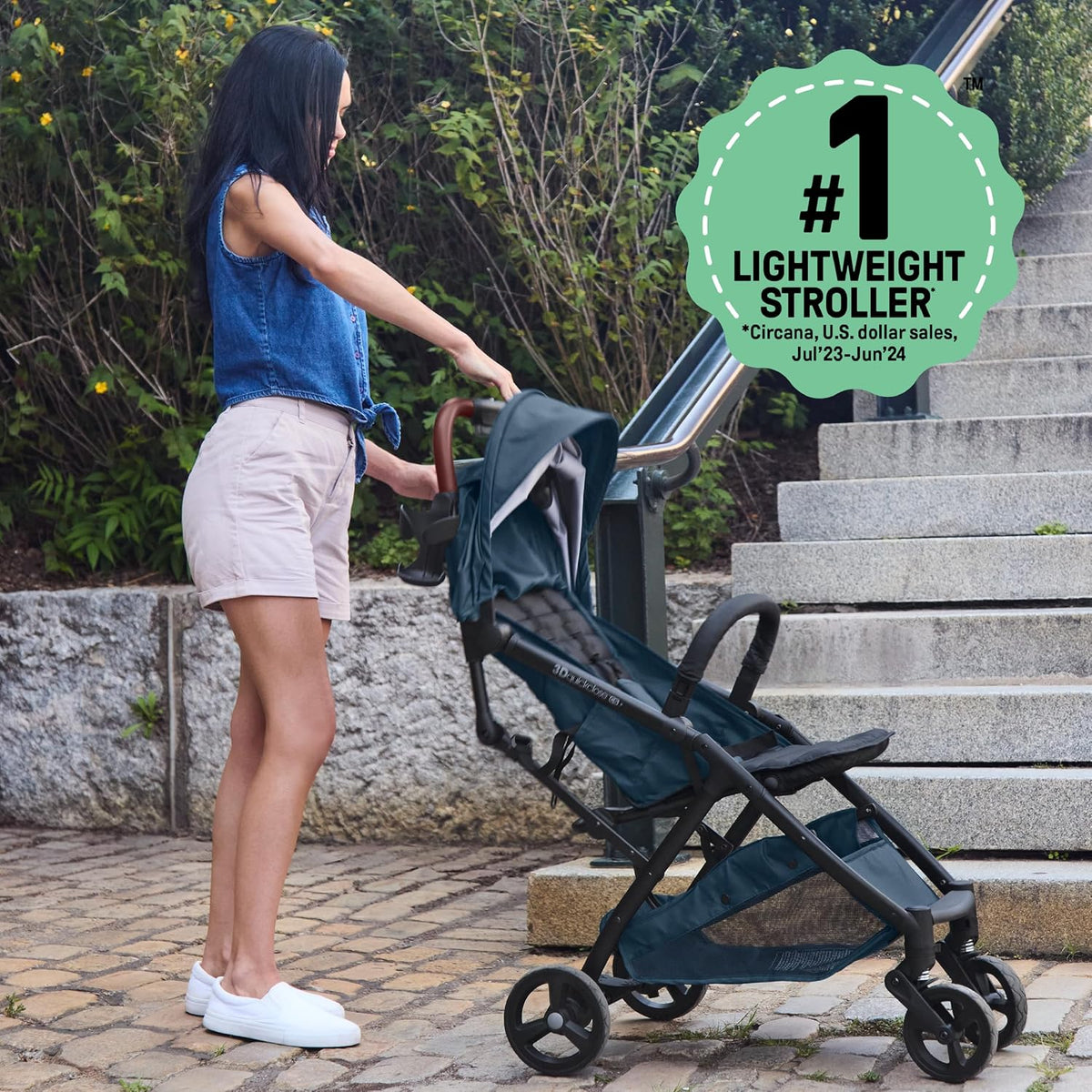 Ingenuity Universal Convenience Stroller Rain Cover, Baby Weather Shield for Rain, Wind & Snow, Fits Most Strollers with Car Seat, Vented Airflow, High Visibility, Easy Install & Storage – Clear