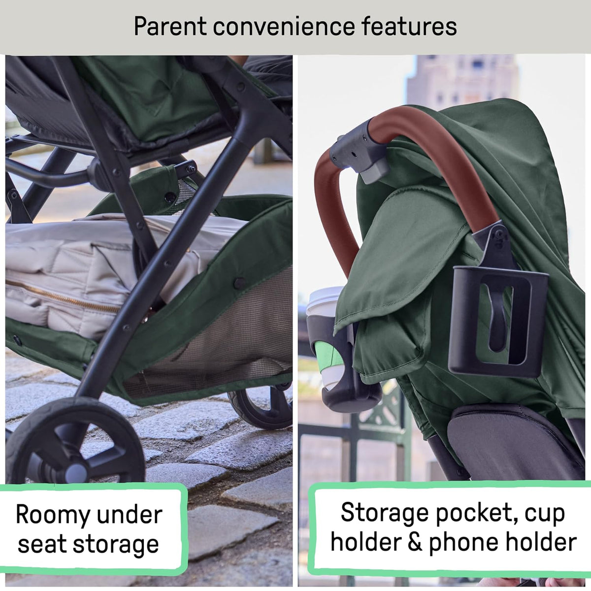 Ingenuity Universal Convenience Stroller Rain Cover, Baby Weather Shield for Rain, Wind & Snow, Fits Most Strollers with Car Seat, Vented Airflow, High Visibility, Easy Install & Storage – Clear