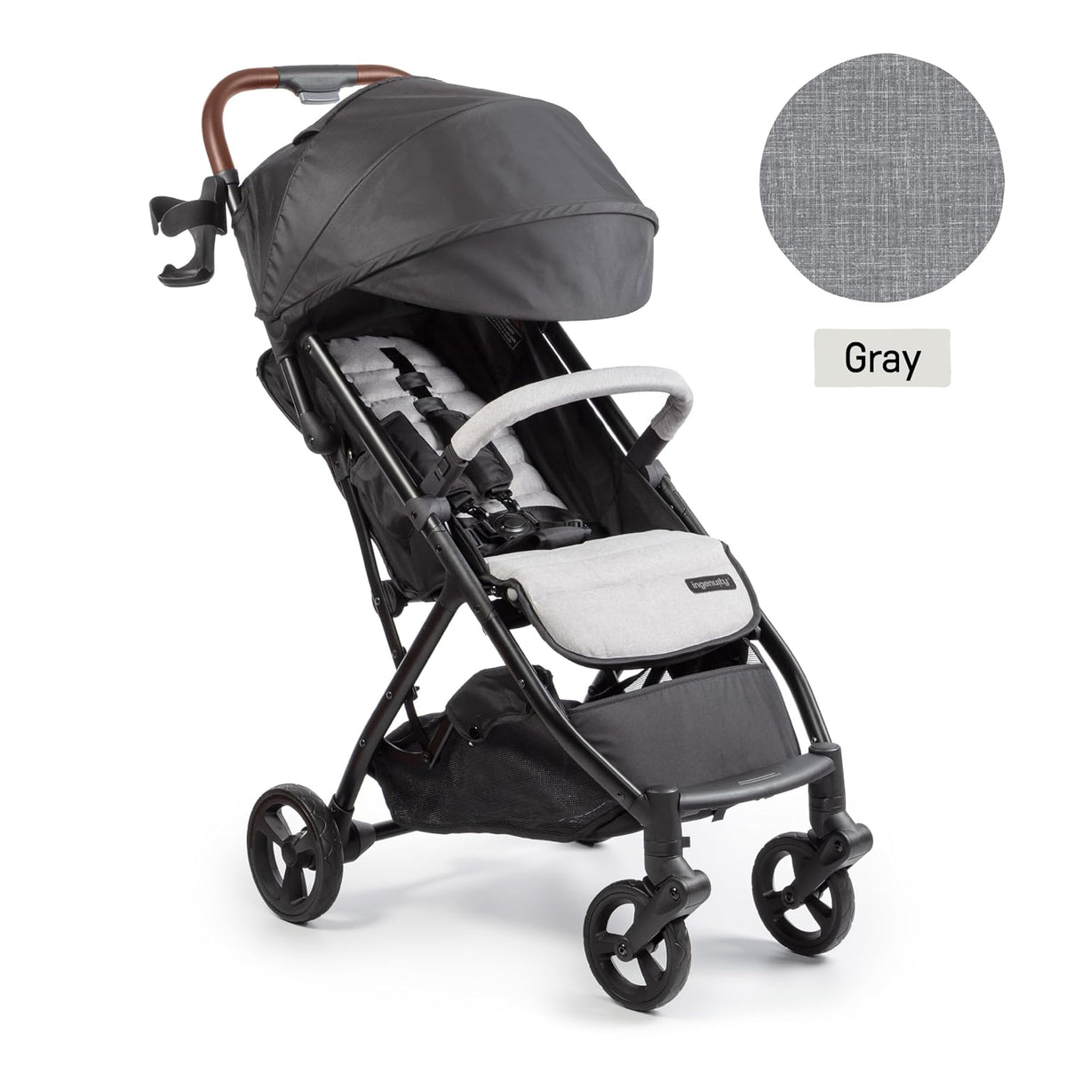 Ingenuity Universal Convenience Stroller Rain Cover, Baby Weather Shield for Rain, Wind & Snow, Fits Most Strollers with Car Seat, Vented Airflow, High Visibility, Easy Install & Storage – Clear