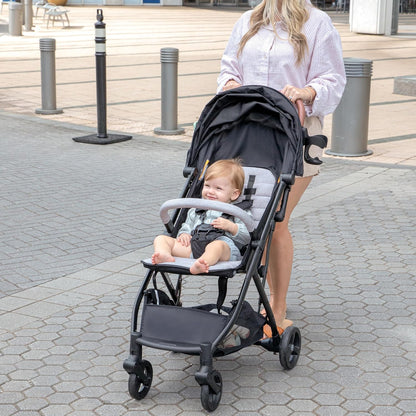 Ingenuity Universal Convenience Stroller Rain Cover, Baby Weather Shield for Rain, Wind & Snow, Fits Most Strollers with Car Seat, Vented Airflow, High Visibility, Easy Install & Storage – Clear