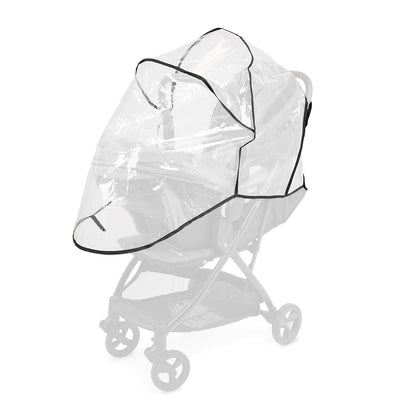 Ingenuity Universal Convenience Stroller Rain Cover, Baby Weather Shield for Rain, Wind & Snow, Fits Most Strollers with Car Seat, Vented Airflow, High Visibility, Easy Install & Storage – Clear