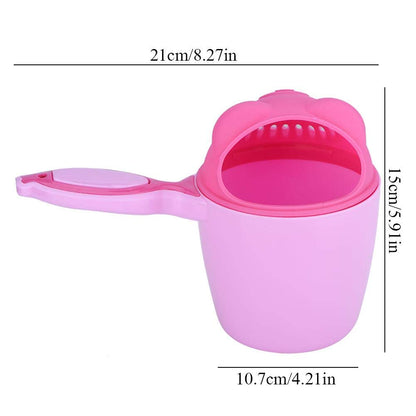 Baby Shampoo Rinse Cup Waterfall Rinser Bath Cup Kid Wash Hair Bathing Flusher Eye for Kids()